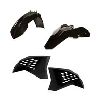 Acerbis Set Plastics Schwarz Ktm Exc 125 2008 2009 2010 2011 0011632.090