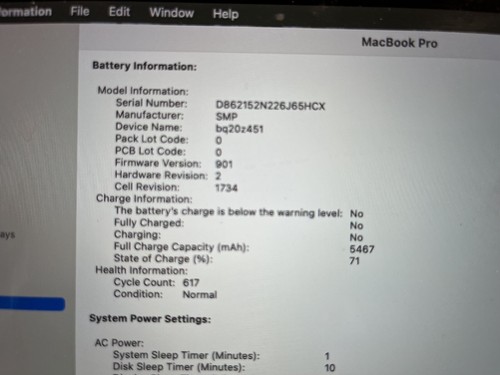 2019 MacBook Pro 15" 2.4GHz i9 2TB 32GB RAM Vega 20 4GB GFX - MDM - works - Afbeelding 8 van 9