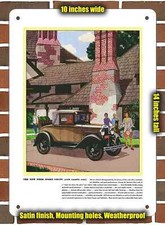 Metal Sign - 1931 Ford Model A Sport Coupe - 10x14 Inches