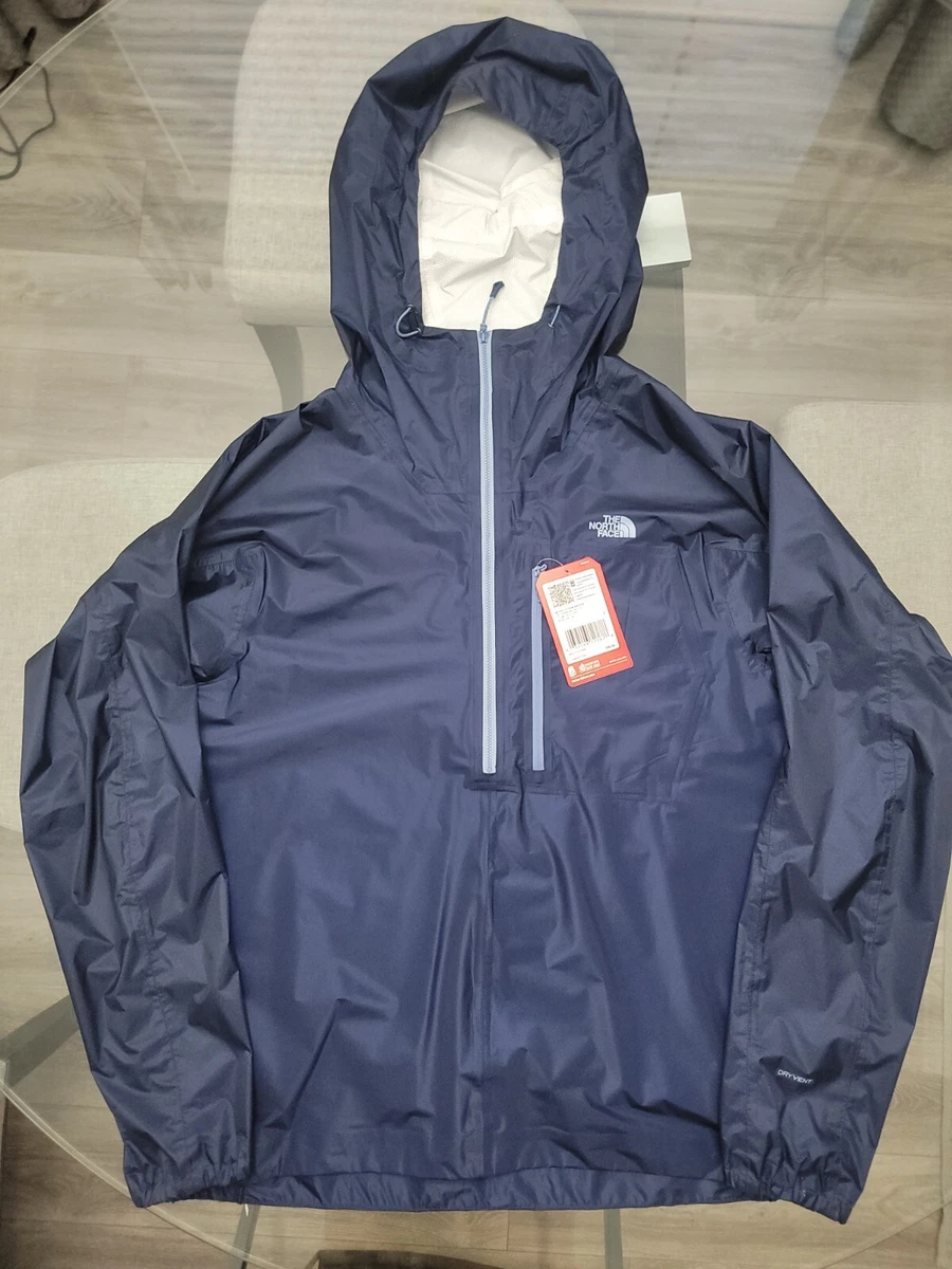 North Face $199 Cesium Anorak Rain Jacket Men Size Large Blue FUSEFORM 🔵