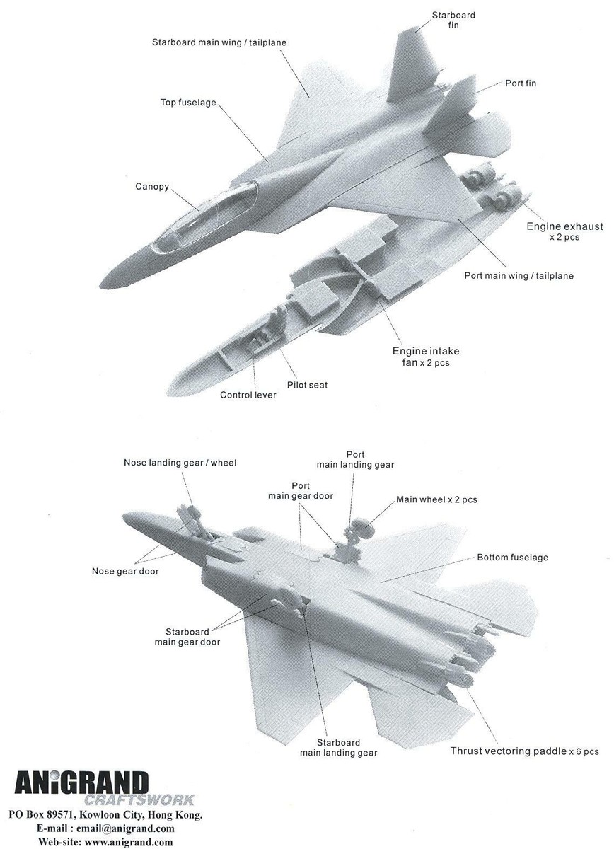 Anigrand Models 1/72 MITSUBISHI ATD-X SHINSHIN Flying Anigrand Models 1/72 MITSUBISHI ATD-X SHINSHIN Flying