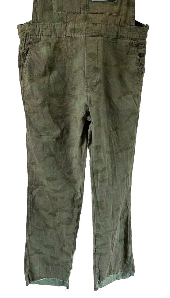 Zara Camouflage Dungaree Overalls Size Small 8-10 New - Image 3 of 4