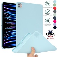 For iPad 5/ 6th 7th 8th 9th 10th 11th Gen Pro 11" M4 M5 TPU Slim Back Case Cover