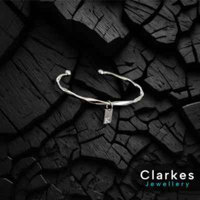 Personalisiertes Armband Anfangsbuchstabe verstellbar Edelstahl