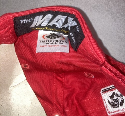 Red Becker Exhibits Baseball Cap Barsch Angeln Sport Wandern Backpacking - Bild 5 von 5