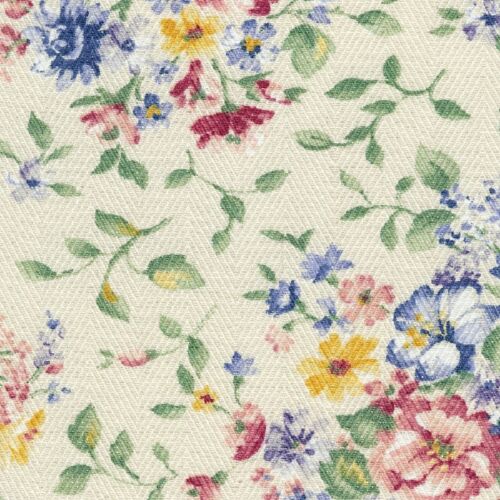 Longaberger Roll Away Basket Liner ~ Spring Floral Fabric Over the Edge - Afbeelding 1 van 1