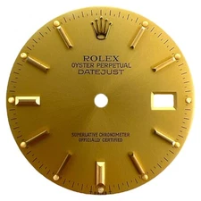 Genuine Rolex Oyster Datejust 36mm Dial Champagne Gold 16233 16263 16203