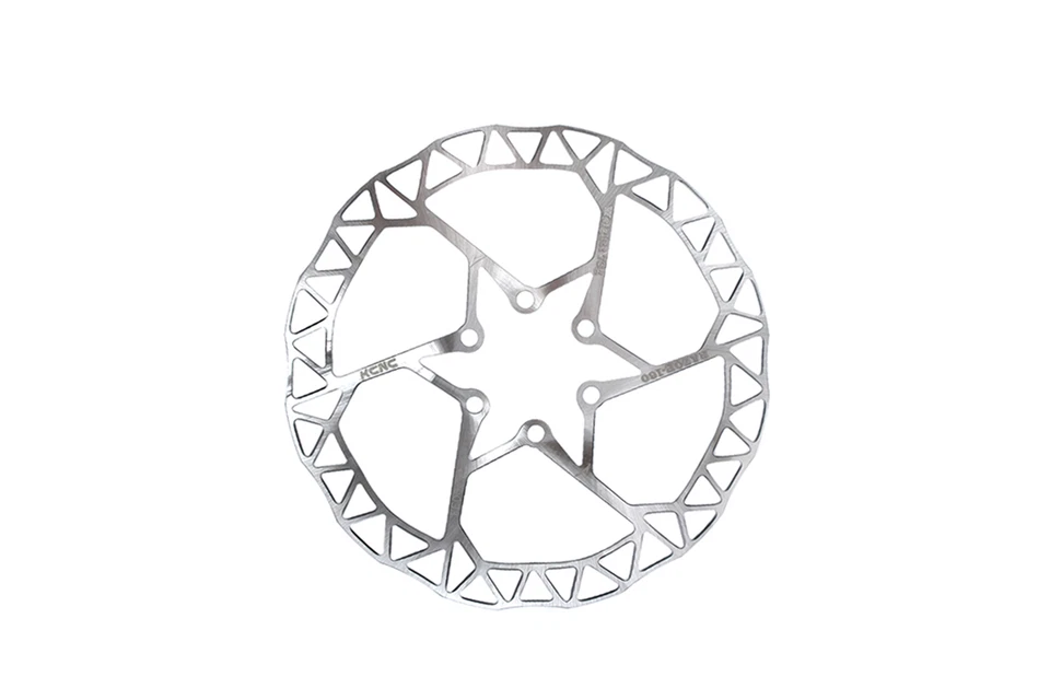 KCNC Razor Mountain Cyclocross Bicicleta MTB Rotor de freno de disco 160 mm Plateado Foto 2 de 3