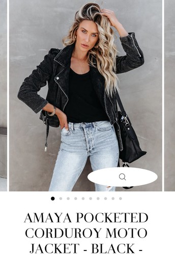 VICI - AMAYA POCKETED CORDUROY MOTO 