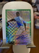 /5 SSP 2020 Leaf Metal Draft 1990 Leaf Auto Edward Cabrera #LA-EC1 Auto