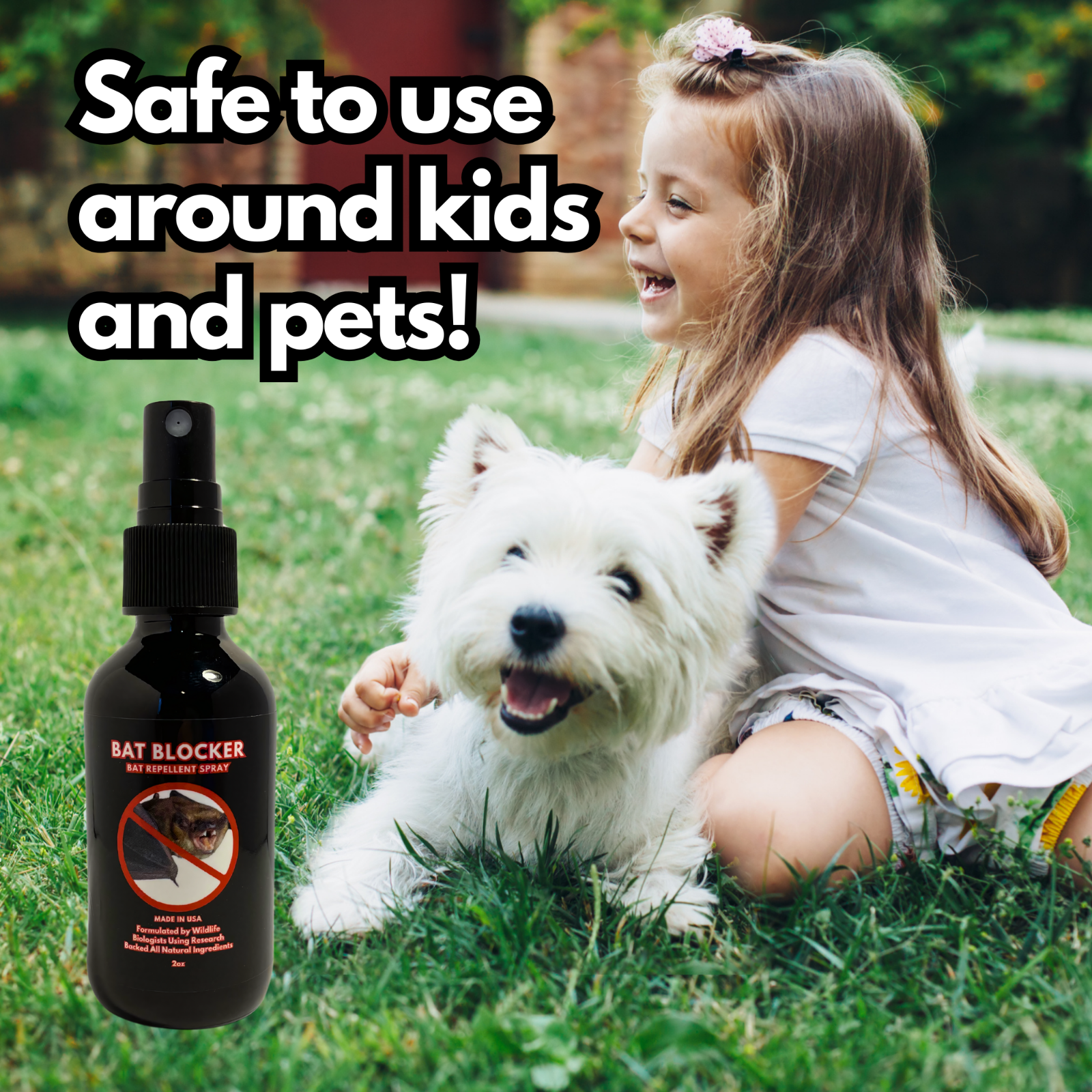 Bat Blocker - Bat Repellent Spray - Non-Toxic Repellent for Pest ...