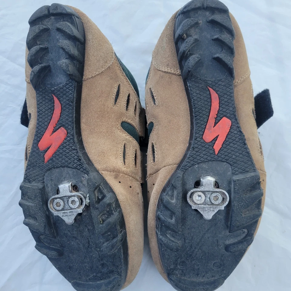 Zapatos de Ciclismo ESPECIALIZADOS Marrón Gamuza Para Hombre Talla US 9 EUR 42 Foto 4 de 4