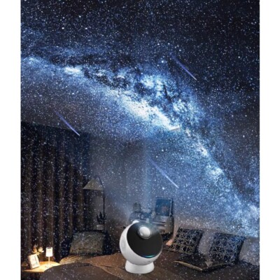 Star projector night light atmosphere bedroom desk lamp bluetooth audio luxury