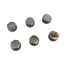 Mr Gasket 8906 Engine Bolt Cap Kit Chrome Bolt Caps 916 6 Pieces