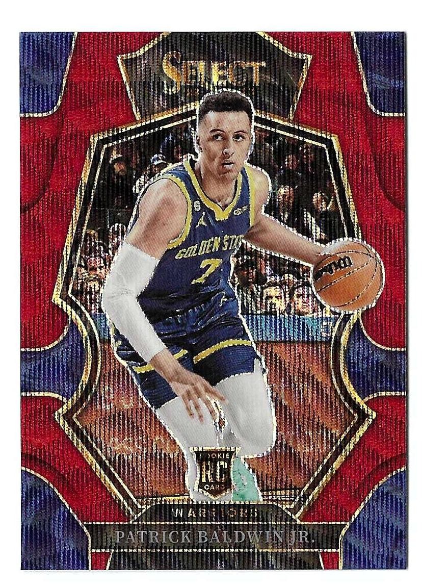 2022-23 Patrick Baldwin Jr. Panini Select Red Wave Premier Rookie - Warriors