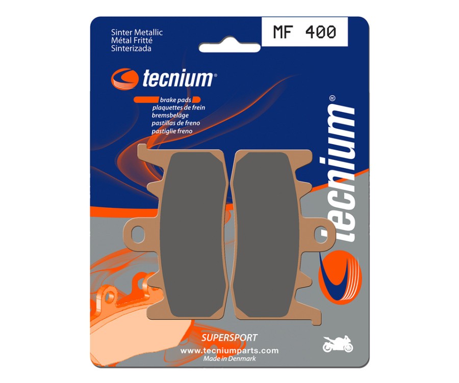 Plaquettes de frein TECNIUM MF400 en métal fritté pour moto