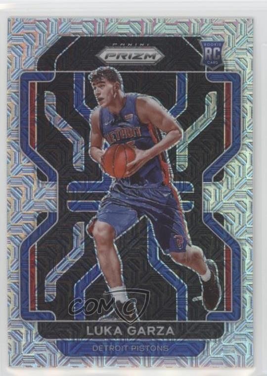2021-22 Panini Prizm Mojo Prizm 4/25 Luka Garza #303 Rookie RC 1l7q