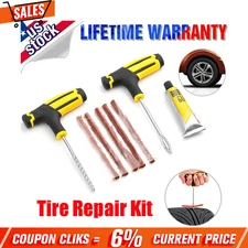 (8)Tire Repair Kit DIY Flat Tire Repair Car Truck Motorcycle Home Plug Patch