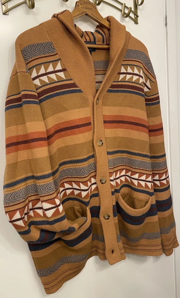Pendleton Medicine Bow Cotton Men’s Cardigan Size XL. Awesome, 9.5/10 - Image 2 of 4