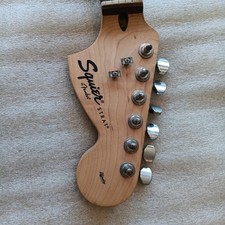 Vint Fender Squier Stratocaster Neck Maple 26" Complete With Tuners.