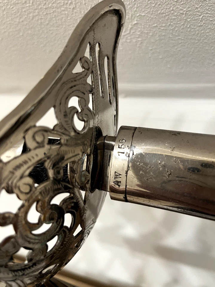 Original 1904 Austrian Cavalry Officers Sword. Unit & Initials on Top Pommel - Image 2 of 4