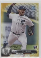 2017 Bowman Chrome Gold Refractor 11/50 Joe Jimenez #18 1h1