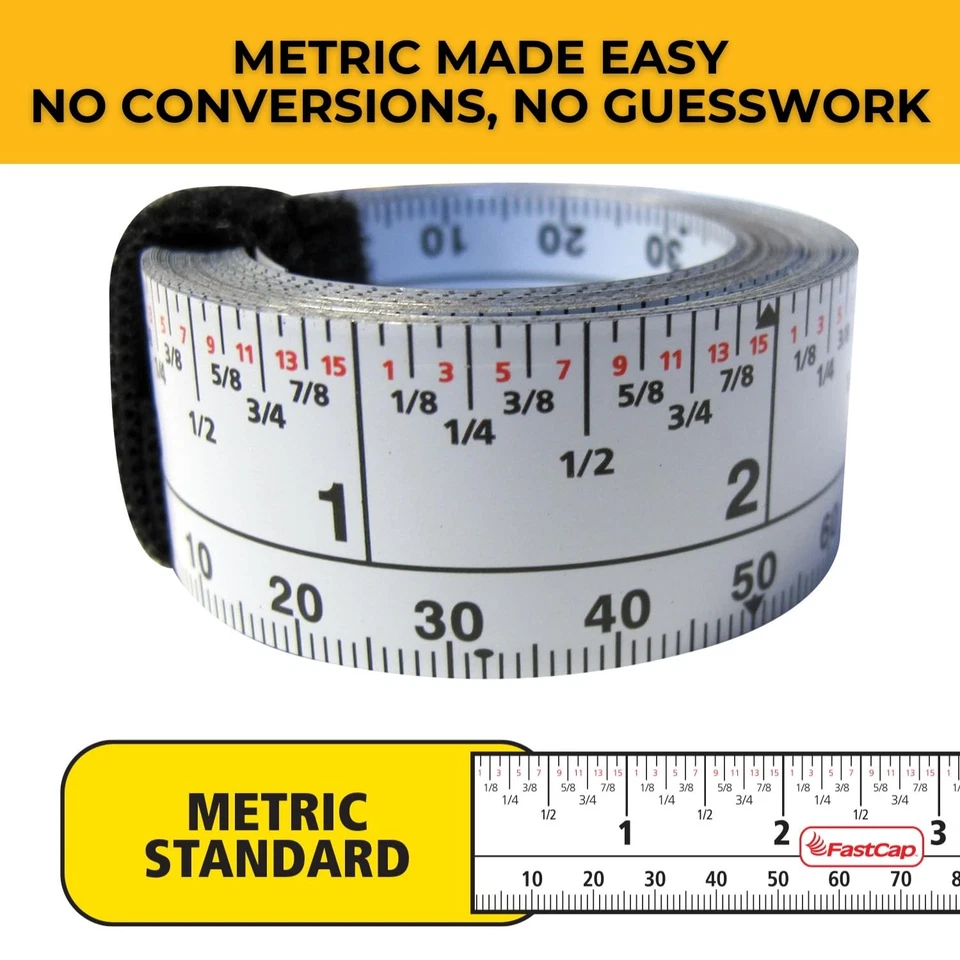 Fastcap Self-Adhesive 16' Measuring Tape Reversible Left or Right Read - Image 4 of 4