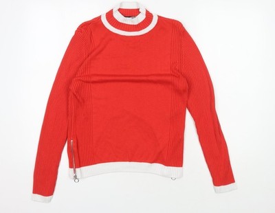 Roter Damenpullover UK-Größe 14 von Marks and Spencer