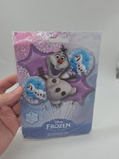 Disney Frozen Olaf Set Of 5 Balloons Huge Set New Foil One Huge 23x41 And 4 Med