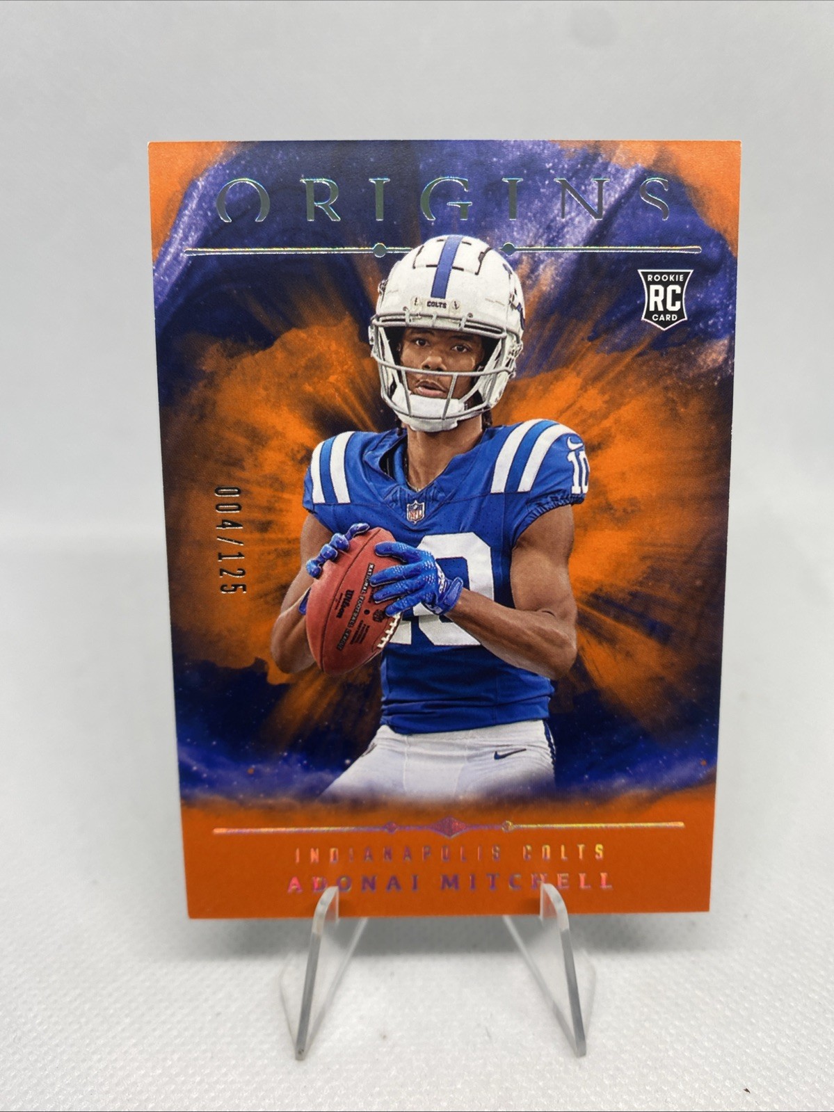 2024 Origins Adonai Mitchell Orange (RC) 004/125 #108