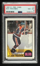 1987-88 O-Pee-Chee Esa Tikkanen #7 PSA 8 1g1v