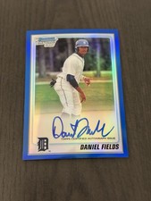 2010 Bowman Chrome Prospects Blue Refractor Auto SP /150 #BCP218 DANIEL FIELDS