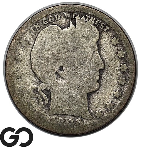 1896-O Barber Quarter