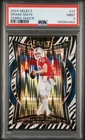 2024 Panini Select #27 Drake Maye Zebra Shock RC PSA 9 Mint Patriots