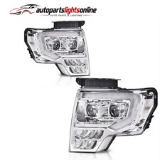 Double Led Projector Headlights Headlamp Pair For 2009-2012 2013 2014 Ford F-150 Double Led Projector Headlights Headlamp Pair For 2009-2012 2013 2014 Ford F-150