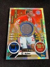 Topps Match Attax Bundesliga Thomas Müller 101 Shirt Relic 342/400 RARE Bayern