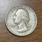 1934-D Washington Silver Quarter F/VF