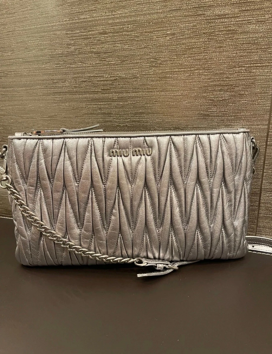 Miu Miu Leather Clutch Bags for Women for sale | eBay