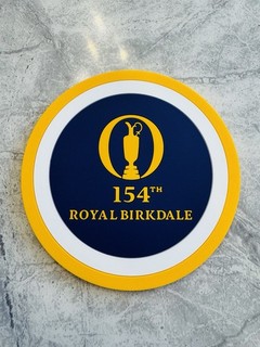 Royal Birkdale 154th Golf Open Championships Coaster Navy/Yellow