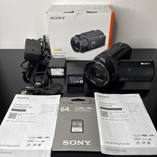 Sony Handycam FDR-AX43 4K Camcorder   Complete Kit   Excellent Working Condition