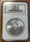 1886 Morgan Silver Dollar NGC MS65  BU $1 US Philadelphia Mint Coin