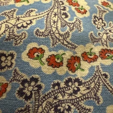 VINTAGE FEED FLOUR SACK FABRIC  1 YD 36” Wide with Stitch Holes