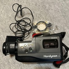 Sony CCD-F330 Video8 Handycam Camcorder Black with Manual Vintage Rare
