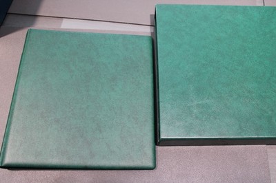 Lindner Ringbinder + Kassette Farbe Grün Standard 1122 gebraucht (S889)