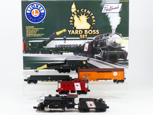 Juego de carga de vapor jefe de 3 rieles calibre O27 Lionel 6-81023 CNJ 0-4-0 yardas con sonido | Condition: Used