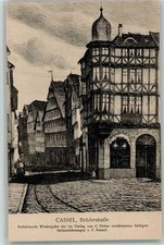 13081100 - 3500 Kassel Bruederstrasse, sign Fennel, sehr gute Erhaltung AK