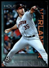 Justin Verlander 2020 Bowman Platinum #60 Astros MLB READ FREE SHIP AutographDen