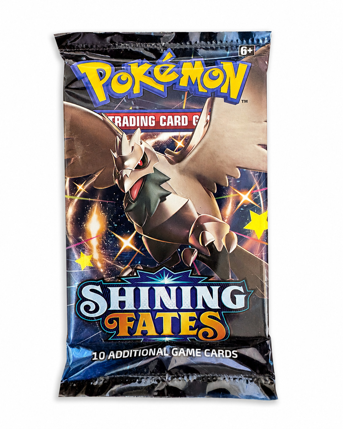 Pokemon Shining Fates Booster Pack Sealed 10 Additional Game Cards Corviknight