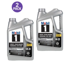 2 PACK - MOBIL 120763 5W20; Mobil 1 Advanced; Full Synthetic; SAE 5W-20; 5 Quart