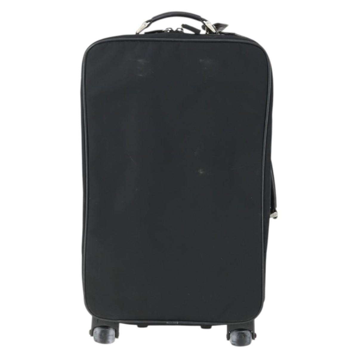 PRADA ブラック ケース PRADA Carry Bag Nylon Black Silver Auth bs32877 | eBay